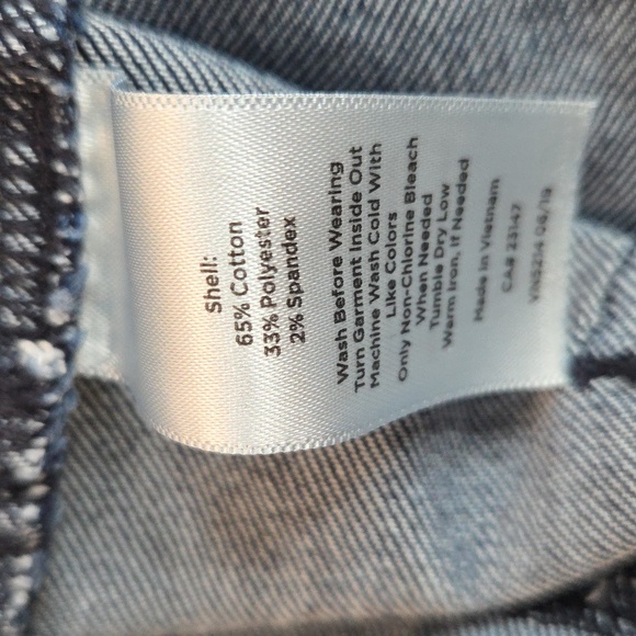 Talbots Flawless Pull on JEGGINGS Dark Blue Denim Womans 14 EUC Wide Waistband - Picture 14 of 16